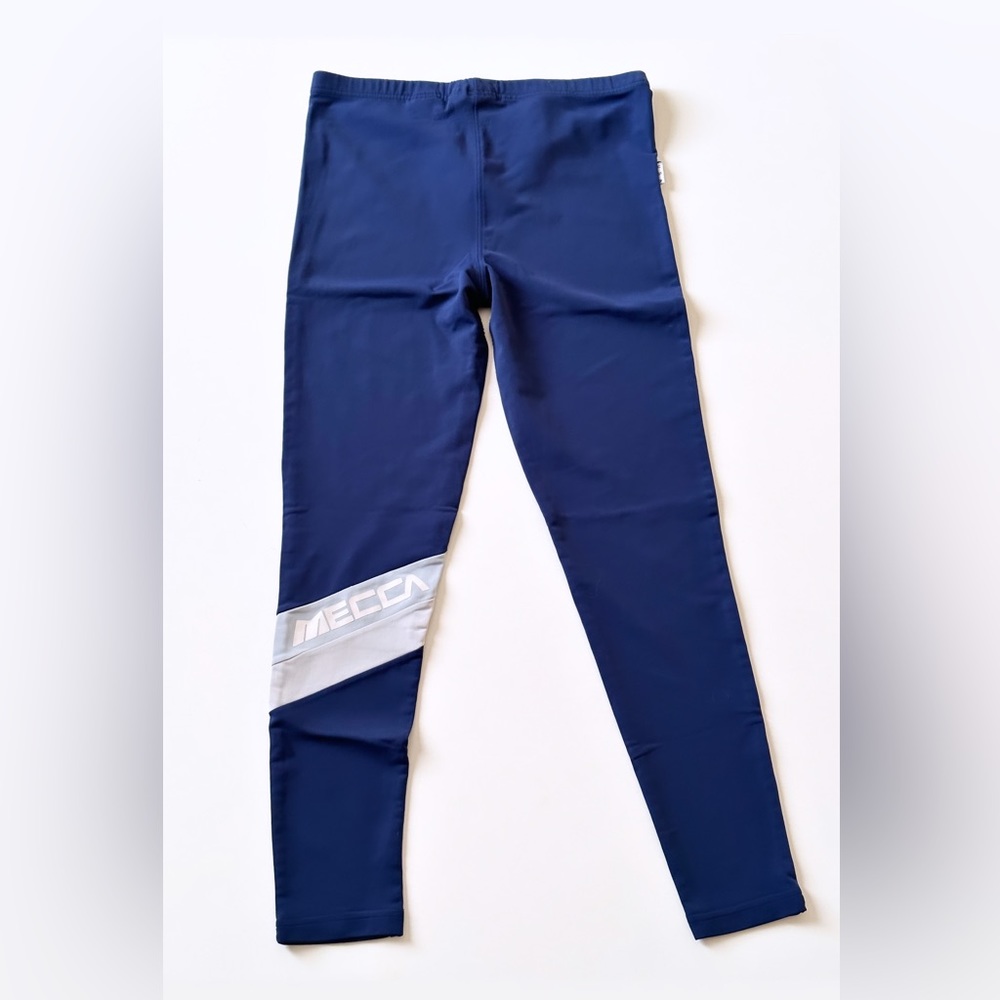 Mecca YSA Sportif Women’s blue color block sports leggings